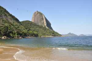 Praia Vermelha no Rio de Janeiro - Uma praia que é um cartão