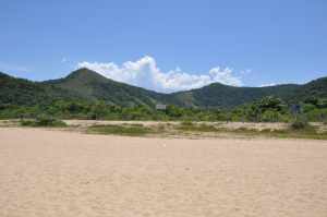 Praia da ponta de Capricórnio